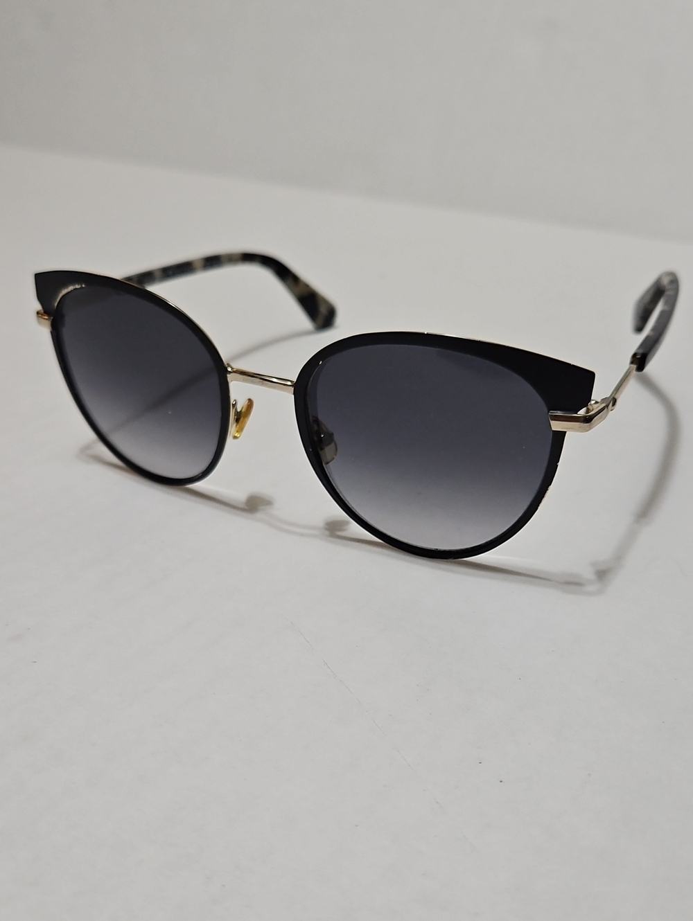 Kate Spade Hello Sunshine Janalees 80790 53 20 140 Black Sunglasses W/ Gold Trim
